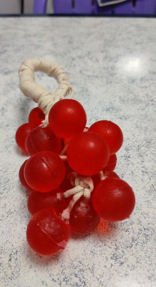 Üzüm Şeklinde Kırmızı Sabun - Görsel 4