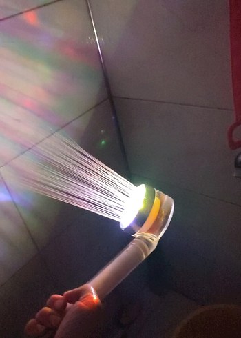 Beyaz letli duş başlığı arıtma lı ve tasarrufu lu duş başlığı - Görsel 7