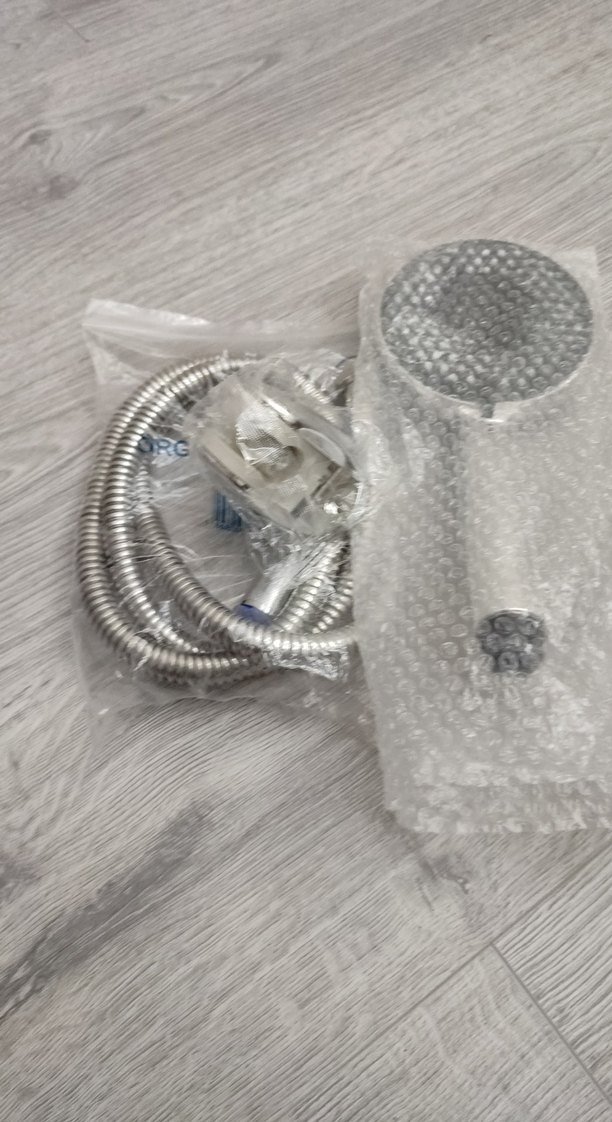 Gri Duş Başlığı Seti Hortumlu5 fonksiyonlu duş başlığı - Görsel 4