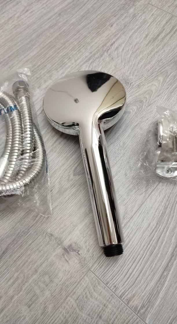 Gri Duş Başlığı Seti Hortumlu5 fonksiyonlu duş başlığı - Görsel 3