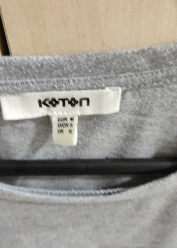 Kadın Gri Kısa Kollu Baskılı Keten Tişört4 adet - Görsel 3