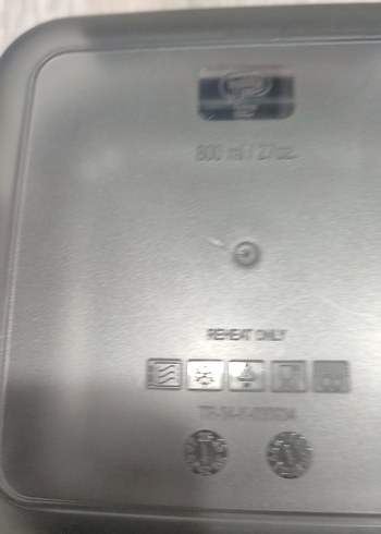 Kilitli Kapaklı Koyu Pembe Saklama Kabıve bulaşık altlığı - Görsel 6