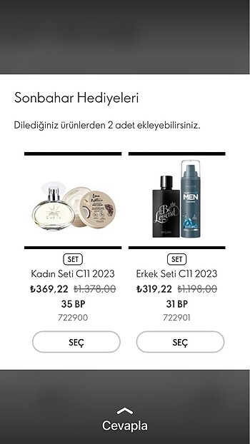 Kayıt yapalım. Oriflame marka