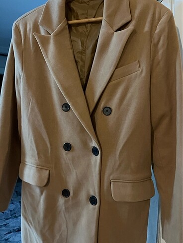 Kaşe uzun kaban - Görsel 2