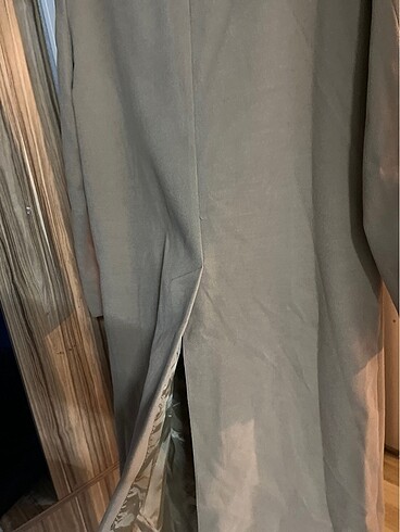 Kaşe uzun kaban - Görsel 7