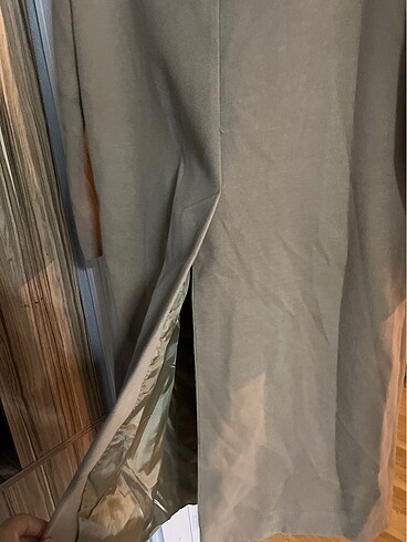 Kaşe uzun kaban - Görsel 6