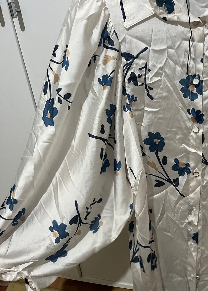 Saten  gömlek - Görsel 4