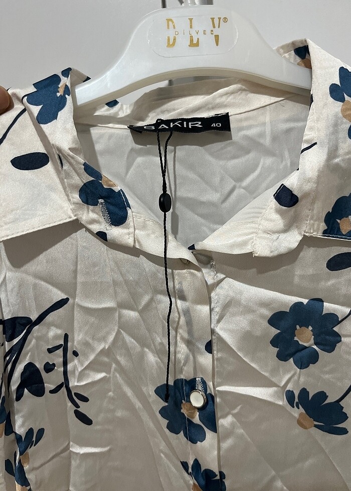 Saten  gömlek - Görsel 3