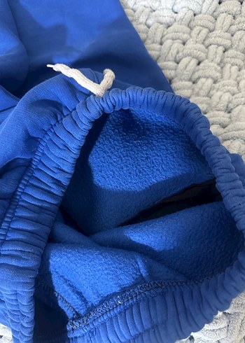 Mavi Fermuarlı Erkek Eşofman Altı - Görsel 3