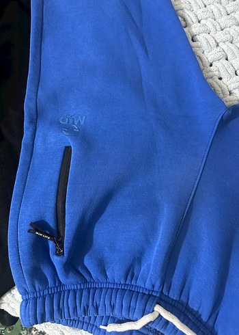 Mavi Fermuarlı Erkek Eşofman Altı - Görsel 2