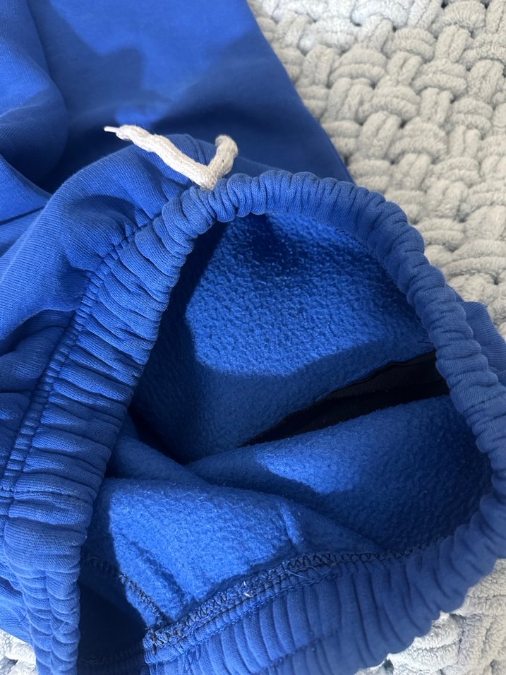 Mavi Fermuarlı Erkek Eşofman Altı - Görsel 3