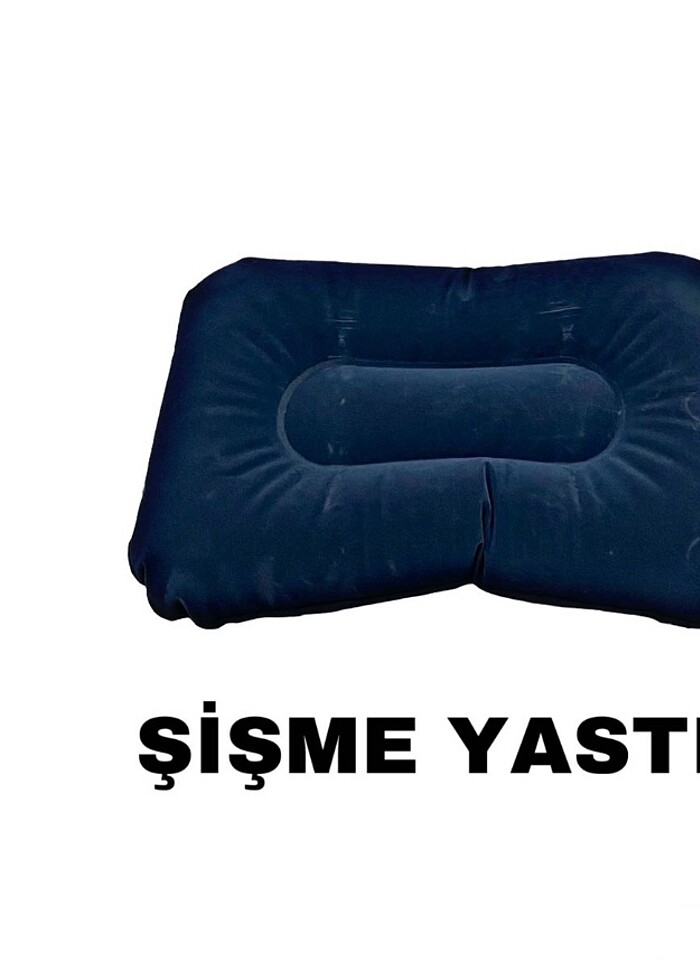 Şişme yastık kamp şişme yatak yastığı - Görsel 3