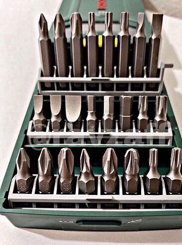 BOSCH 25 parça matkap ucu seti vidalama