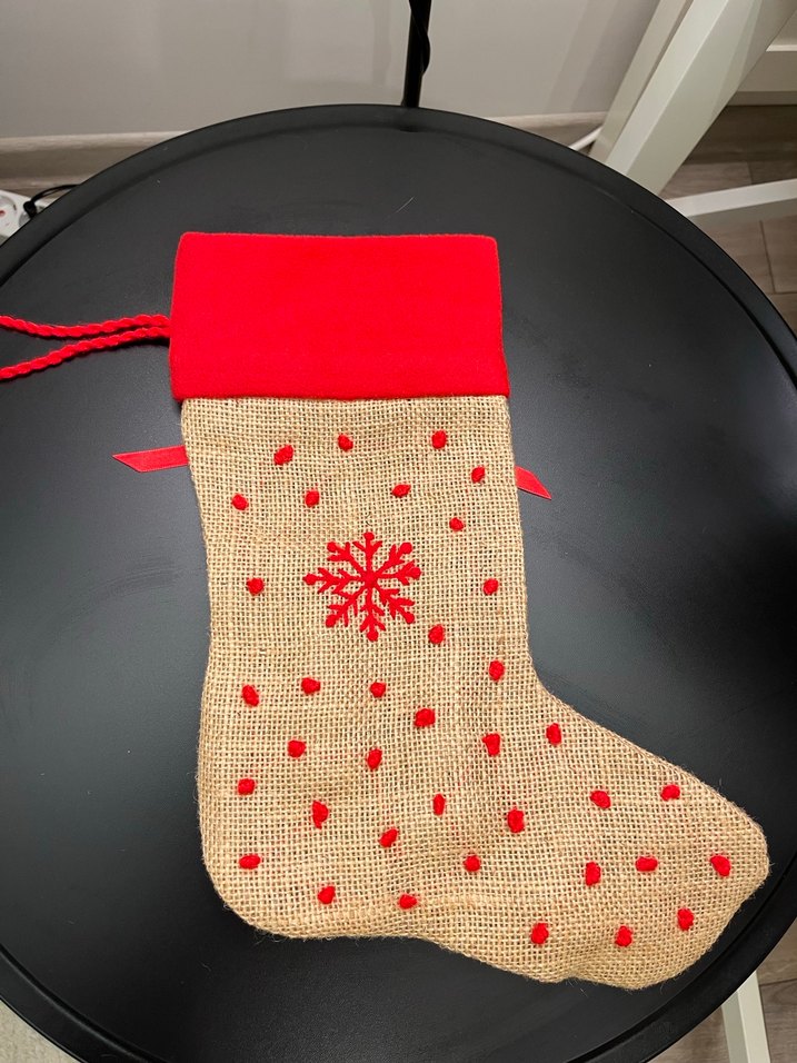 Renkli Noel Çorabı Yılbaşı Süslemesi - Görsel 2