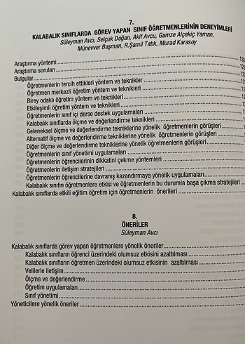 Kalabalık Sınıflar ve Okullar Kitabı teori-uygulama - Görsel 10