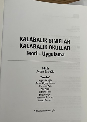Kalabalık Sınıflar ve Okullar Kitabı teori-uygulama - Görsel 3