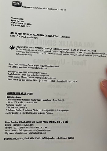 Kalabalık Sınıflar ve Okullar Kitabı teori-uygulama - Görsel 4