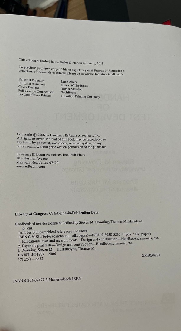 Test Geliştirme El Kitabı - Steven M. Downing - Görsel 3