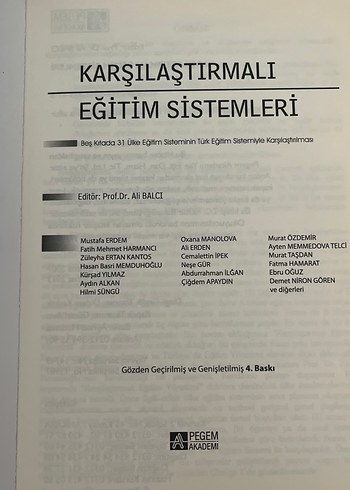 Karşılaştırmalı Eğitim Sistemleri Kitabı - Görsel 3
