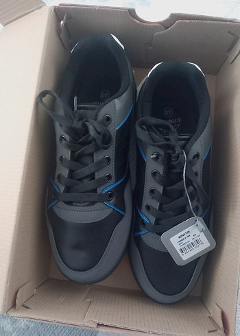 Gri Erkek Spor Ayakkabı Bağcıkları 40 numara orjinal ürün - Görsel 2