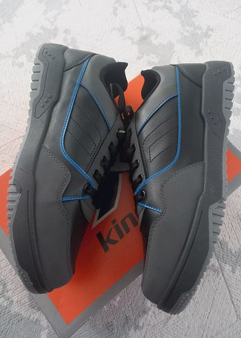 Gri Erkek Spor Ayakkabı Bağcıkları 40 numara orjinal ürün - Görsel 4