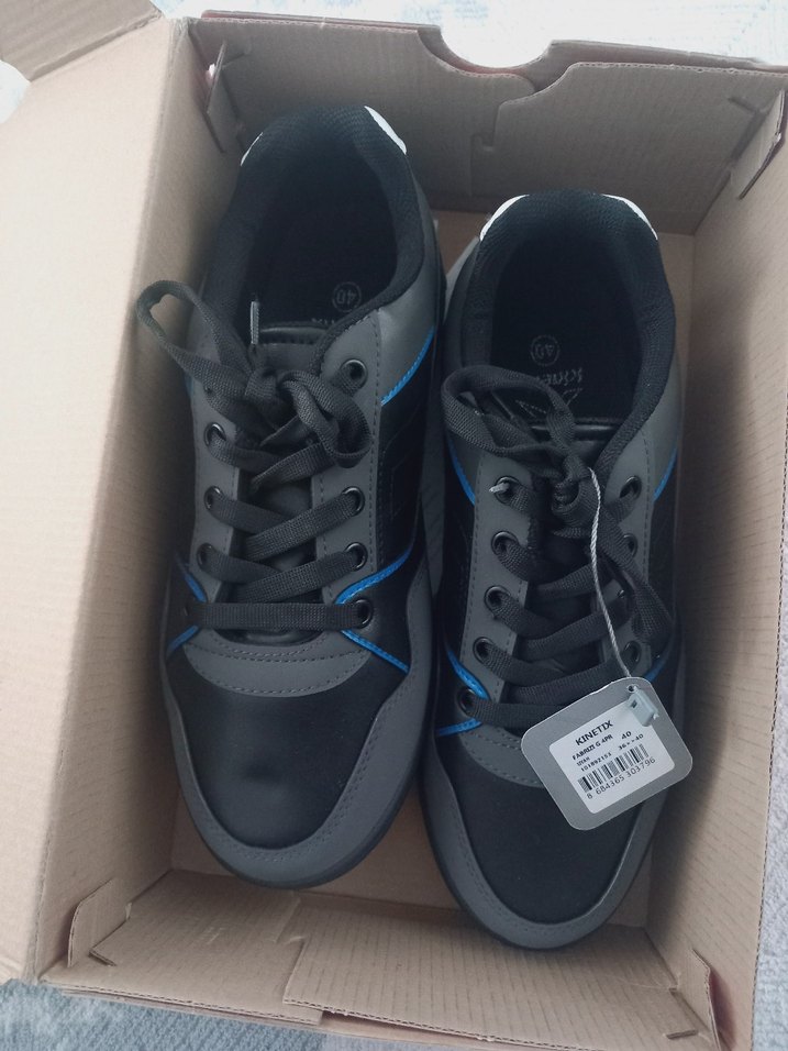 Gri Erkek Spor Ayakkabı Bağcıkları 40 numara orjinal ürün - Görsel 2