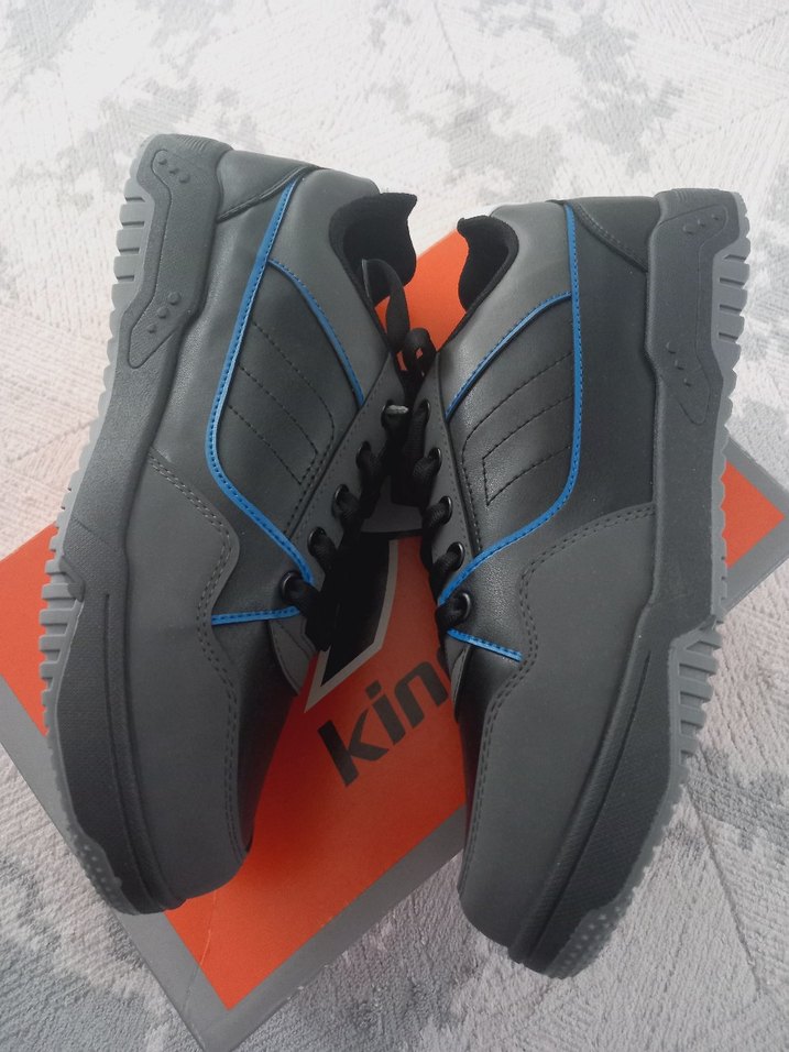 Gri Erkek Spor Ayakkabı Bağcıkları 40 numara orjinal ürün - Görsel 4