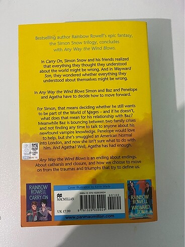 Beden Any way the wind blows ingilizce kitap