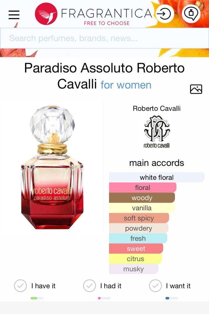 Muscent Parfüm 50 ml Paradiso Assoluto Roberto Cavalli - Görsel 2