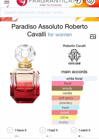Muscent Parfüm Roberto Cavalli Paradiso - Görsel 2