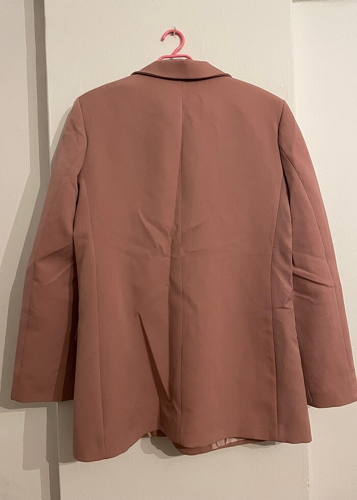 trendyol Milla gülkurusu pembe blazer ceket - Görsel 2