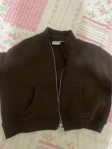 Crop hırka