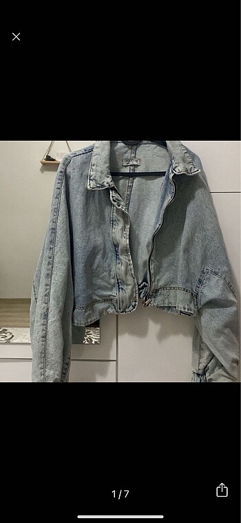Crop ceket