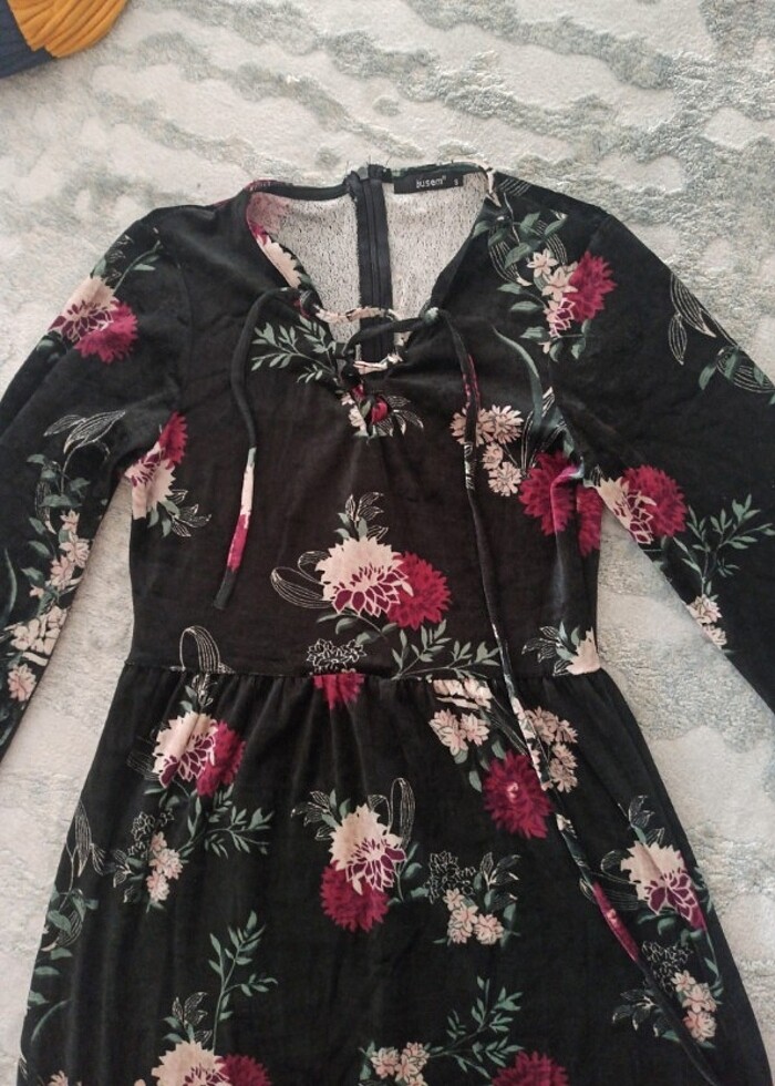 Kadife elbise  - Görsel 2