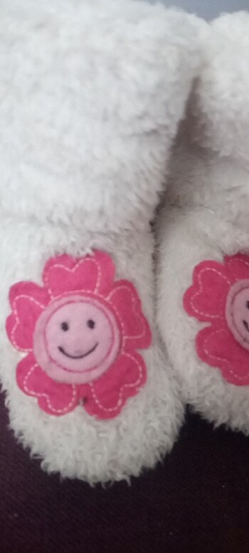20 Beden beyaz Renk Bebek panduf
