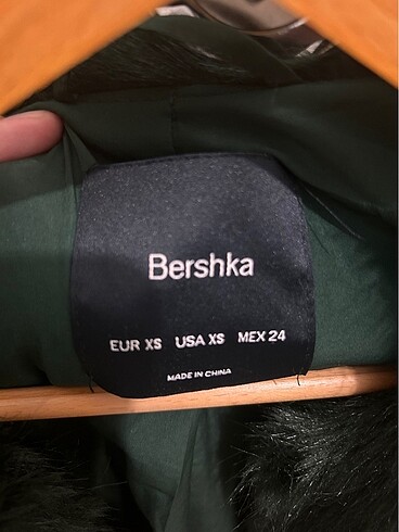 Bershka BERSHKA yeşil kürk