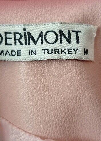 m Beden ten rengi Renk Derimont Deri Ceket