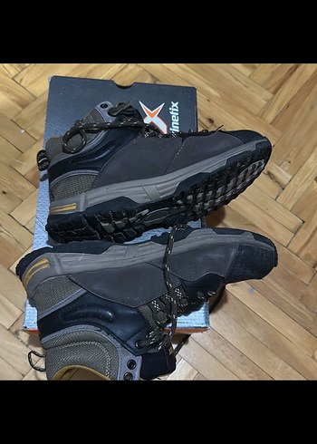 Siyah Yılan Desenli Bağcıklı Erkek Outdoor Bot - Görsel 5