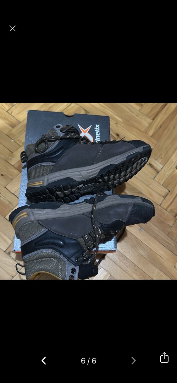 Siyah Yılan Desenli Bağcıklı Erkek Outdoor Bot - Görsel 5