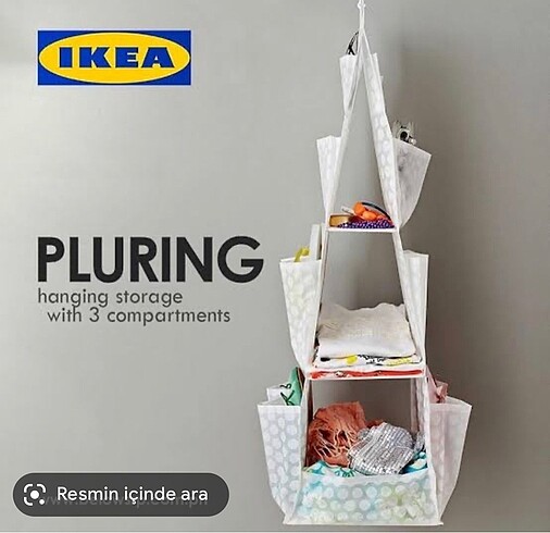 Dolap içi düzenleyici - hiç kullanılmadı _ ikea IKEA - raf