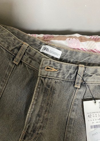 42 Beden gri Renk kot pantolon jean