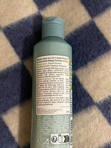 Yves Rocher yves rocher makyaj temizleme sütü
