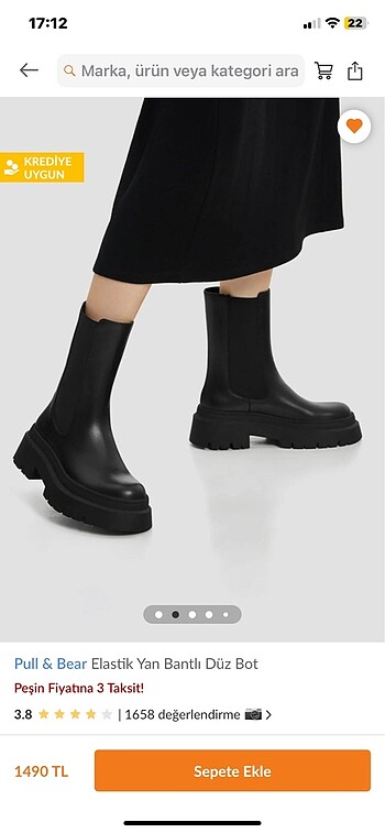 Pull and Bear Kışlık Bot