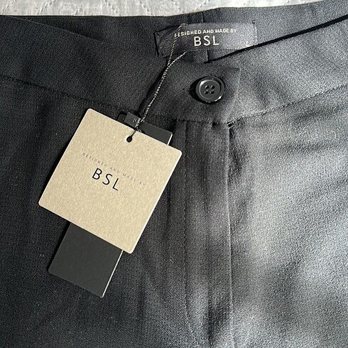 BSL FASHION Bsl fashion ispanyol paça pantolon