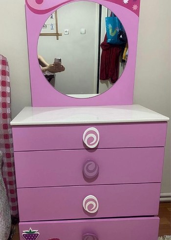 Pembe Pastel kız çocuk odası çilek marka - Görsel 2