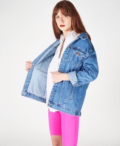 Dilvin kot ceket oversize