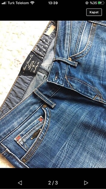 Mavi Jeans Mavi marka kot pantolon