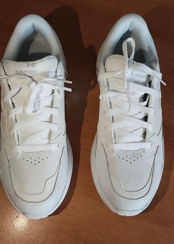 Beyaz Kadın Spor Ayakkabı Wedge Topuklu - Görsel 5