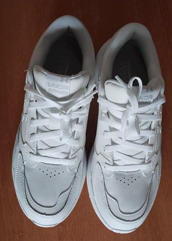 Beyaz Kadın Spor Ayakkabı Wedge Topuklu - Görsel 2