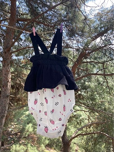 MÜSLİN KIZ BEBEK ROMPER